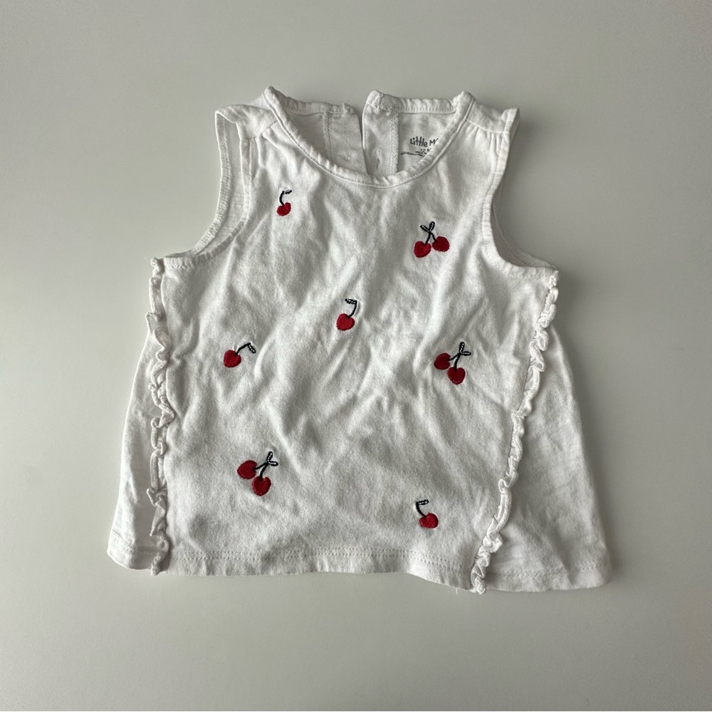 Little Me White Baby Top